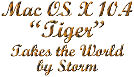 Mac OS X Tiger